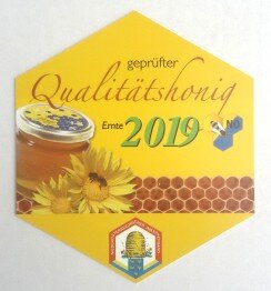 Auszeichnung Qualitätshonig 2019 Auszeichnung Qualitätshonig 2019