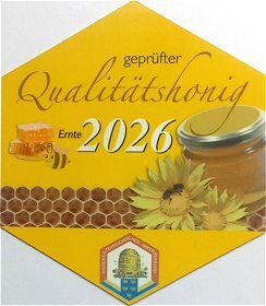 Siegel Qualitätshonig Jahr 2022